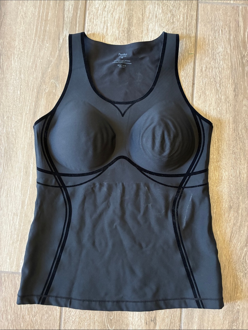 Fanka Black Shaping Tank with Contoured Built-In Cups